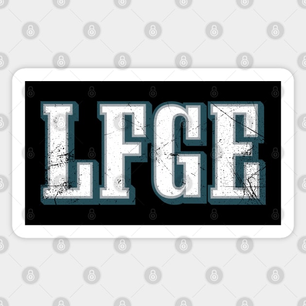 LFGE - Black Sticker by KFig21